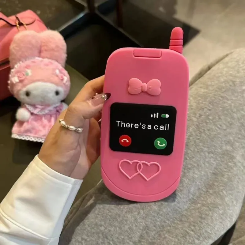 Pink Mirror Flip iPhone Case